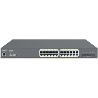 EnGenius ECS1528P 24-port GbE SFP PoE af/at (24 Ports), Netzwerk Switch, Grau EnGenius ECS1528P 24-port GbE SFP PoE af/at (24 Ports), Netzwerk Switch, Grau