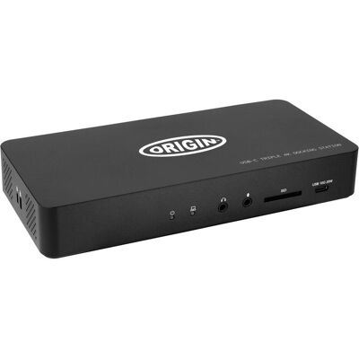 Origin Storage DK31C2DHSPDUE-OS (USB-C, 1 Port), Dockingstation + USB Hub, Schwarz Origin Storage DK31C2DHSPDUE-OS (USB-C, 1 Port), Dockingstation + USB Hub, Schwarz