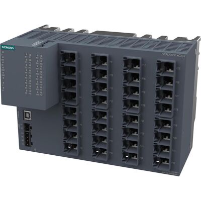 Siemens Scalance (32 Ports), Netzwerk Switch, Grau Siemens Scalance (32 Ports), Netzwerk Switch, Grau