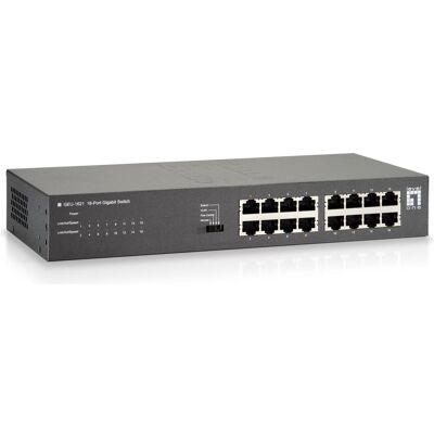 CP Technologies GEU-1621 Netzwerk-Switch - Unmanaged Gigabit Ethernet - Schwarz CP Technologies GEU-1621 Netzwerk-Switch - Unmanaged Gigabit Ethernet - Schwarz