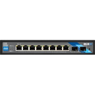 BCS BCS-B-SP08G-2SFP PoE Switch 8 Ports 1Gbps mit SFP und 96W Leistung (8 Ports), Netzwerk Switch, Schwarz BCS BCS-B-SP08G-2SFP PoE Switch 8 Ports 1Gbps mit SFP und 96W Leistung (8 Ports), Netzwerk Switch, Schwarz