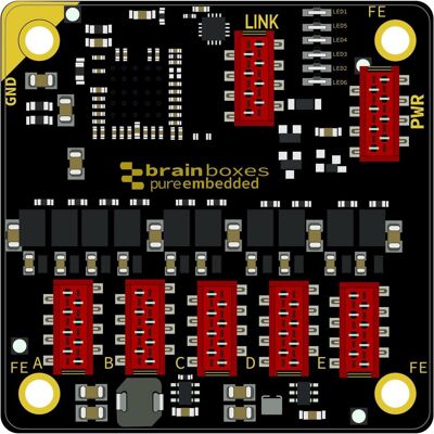 Brainboxes PE-515 (5 Ports), Netzwerk Switch, Mehrfarbig Brainboxes PE-515 (5 Ports), Netzwerk Switch, Mehrfarbig
