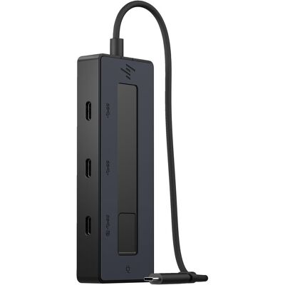 HP Universal USB-C Multiport-Hub (USB-C, 4 Ports), Dockingstation + USB Hub, Schwarz HP Universal USB-C Multiport-Hub (USB-C, 4 Ports), Dockingstation + USB Hub, Schwarz