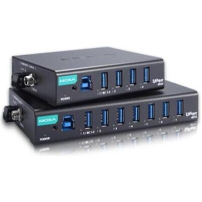Moxa UPORT 407 - Industrieller USB-Hub mit 7 Anschlüssen, inklusive Adapter, Betriebstemperatur 0 bis 60, Data Converter Moxa UPORT 407 - Industrieller USB-Hub mit 7 Anschlüssen, inklusive Adapter, Betriebstemperatur 0 bis 60, Data Converter