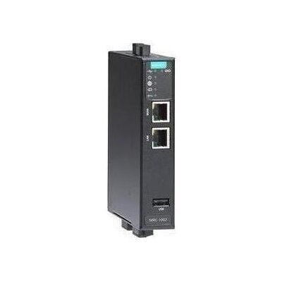 Moxa MRC-1002-T - Remote Connect-Gateway mit 2 Ethernet-Anschlüssen, Router, Schwarz Moxa MRC-1002-T - Remote Connect-Gateway mit 2 Ethernet-Anschlüssen, Router, Schwarz