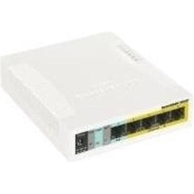 MikroTik RouterBOARD RB260GSP - Switch - verwaltet - 1 x 10/100/1000 + 4 x 10/100/1000 (PoE) + 1... (6 Ports), Netzwerk Switch MikroTik RouterBOARD RB260GSP - Switch - verwaltet - 1 x 10/100/1000 + 4 x 10/100/1000 (PoE) + 1... (6 Ports), Netzwerk Switch