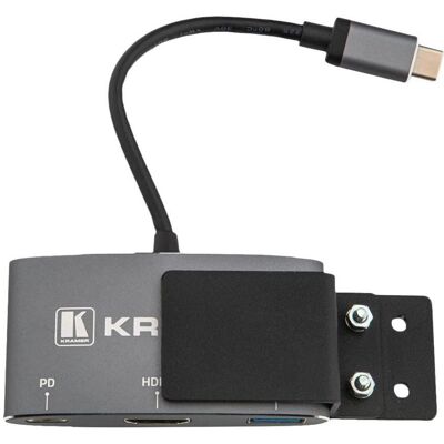 Kramer KDock-1 - Dockingstation - USB-C - HDMI (USB-C, 1 Port), Dockingstation + USB Hub, Silber Kramer KDock-1 - Dockingstation - USB-C - HDMI (USB-C, 1 Port), Dockingstation + USB Hub, Silber