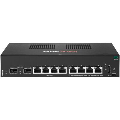 Aruba HPE ANW 6000 8G 2F Sw EU en (8 Ports), Netzwerk Switch, Schwarz Aruba HPE ANW 6000 8G 2F Sw EU en (8 Ports), Netzwerk Switch, Schwarz