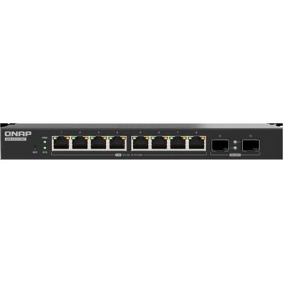 QNAP switch QSW-L2110-10T (8x 2.5GbE port, 2x 10GbE port, Lite Managed) (10 Ports), Netzwerk Switch, Schwarz QNAP switch QSW-L2110-10T (8x 2.5GbE port, 2x 10GbE port, Lite Managed) (10 Ports), Netzwerk Switch, Schwarz