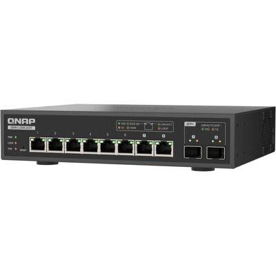 QNAP QSW-L3208-2C6T 6 ports 10Gbps 2 ports (8 Ports), Netzwerk Switch, Schwarz QNAP QSW-L3208-2C6T 6 ports 10Gbps 2 ports (8 Ports), Netzwerk Switch, Schwarz