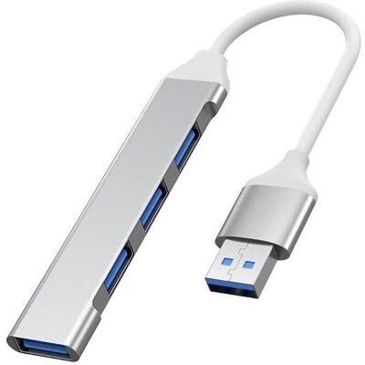PremiumCord OEM Hub USB3.2 A to USB3.2 A + 3x USB2.0 A, SuperSpeed 5Gbps, aluminum case (USB-A, 4 Ports), Dockingstation + USB Hub, Silber PremiumCord OEM Hub USB3.2 A to USB3.2 A + 3x USB2.0 A, SuperSpeed 5Gbps, aluminum case (USB-A, 4 Ports), Dockingstation + USB Hub, Silber
