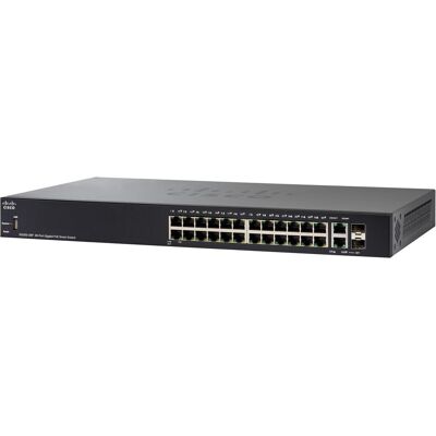 Cisco Systems 250 Series SG250-26P - Switch - Smart - 24 x 10/100/1000 (PoE+) (24 Ports), Netzwerk Switch, Schwarz Cisco Systems 250 Series SG250-26P - Switch - Smart - 24 x 10/100/1000 (PoE+) (24 Ports), Netzwerk Switch, Schwarz