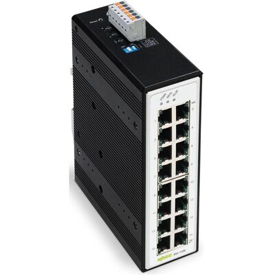Wago 852-1106 Industrieller Switch - 16 Ports - Schwarz Wago 852-1106 Industrieller Switch - 16 Ports - Schwarz