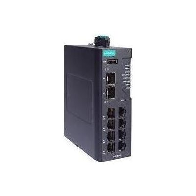 Moxa EDR-8010-VPN-2GSFP - 8 FE Kupfer und 2 GbE SFP Multiport Industrie-Router mit FirewallNATVPN, Router Moxa EDR-8010-VPN-2GSFP - 8 FE Kupfer und 2 GbE SFP Multiport Industrie-Router mit FirewallNATVPN, Router