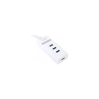 Omega HUB USB 4x USB-A 3.0 (OUH34W) (USB-A, 4 Ports), Dockingstation + USB Hub, Weiss Omega HUB USB 4x USB-A 3.0 (OUH34W) (USB-A, 4 Ports), Dockingstation + USB Hub, Weiss
