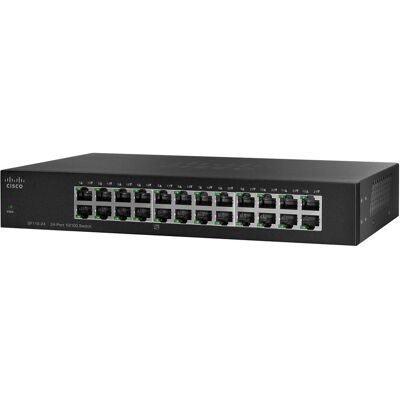 Cisco Systems SF110-24 24-PORT 10/100 (24 Ports), Netzwerk Switch, Schwarz Cisco Systems SF110-24 24-PORT 10/100 (24 Ports), Netzwerk Switch, Schwarz