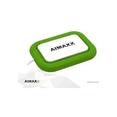 Aimaxx eNViXtra UHL 1 (USB Hub with light) (USB-A, 4 Ports), Dockingstation + USB Hub, Grün, Weiss Aimaxx eNViXtra UHL 1 (USB Hub with light) (USB-A, 4 Ports), Dockingstation + USB Hub, Grün, Weiss