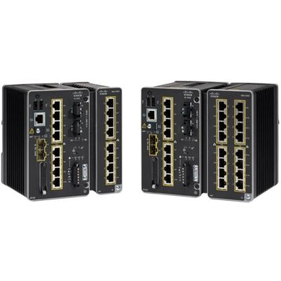 Cisco Systems Catalyst IE3300 Rugged Series - Erweiterungsmodul - Gigabit Ethernet x 14 + SFP (14 Ports), Netzwerk Switch, Schwarz Cisco Systems Catalyst IE3300 Rugged Series - Erweiterungsmodul - Gigabit Ethernet x 14 + SFP (14 Ports), Netzwerk Switch, Schwarz