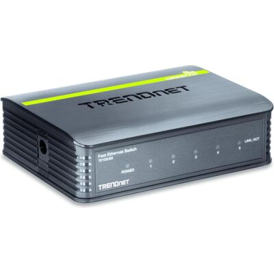 Trendnet TE100 S5 Switch (5 Ports), Netzwerk Switch, Schwarz Trendnet TE100 S5 Switch (5 Ports), Netzwerk Switch, Schwarz