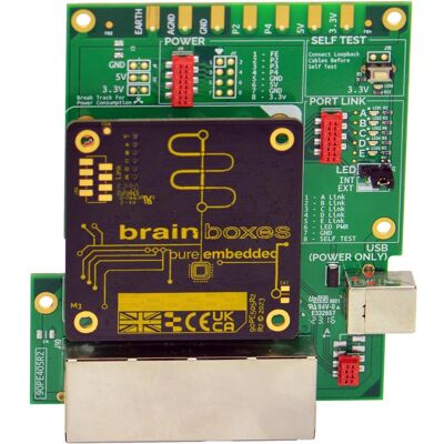 Brainboxes Pure Embedded 5 Port Ethernet (5 Ports), Netzwerk Switch, Mehrfarbig Brainboxes Pure Embedded 5 Port Ethernet (5 Ports), Netzwerk Switch, Mehrfarbig