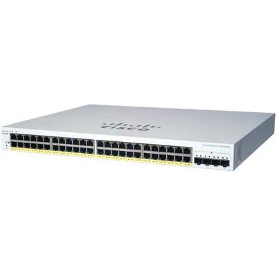 Cisco Systems switch CBS220-48FP-4X (48xGbE,4xSFP+,48xPoE+,740W) - REFRESH (48 Ports), Netzwerk Switch Cisco Systems switch CBS220-48FP-4X (48xGbE,4xSFP+,48xPoE+,740W) - REFRESH (48 Ports), Netzwerk Switch