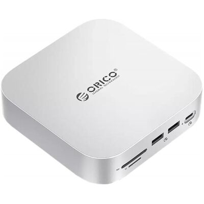 Orico MiniLink 9-in-1 Dockingstation mit Festplatteneinschub – Silber (USB-C, 9 Ports), Dockingstation + USB Hub, Silber Orico MiniLink 9-in-1 Dockingstation mit Festplatteneinschub – Silber (USB-C, 9 Ports), Dockingstation + USB Hub, Silber