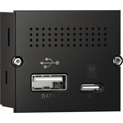 Bachmann Modul Portreplikator (USB-C, 4 Ports), Dockingstation + USB Hub, Schwarz Bachmann Modul Portreplikator (USB-C, 4 Ports), Dockingstation + USB Hub, Schwarz