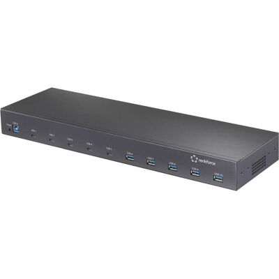 Renkforce 483 mm (19") Rack Mount 10-Port USB 3.2 Gen 2 Hub USB 3.2 Gen 2-Hub f (USB-A, 10 Ports), Dockingstation + USB Hub, Schwarz Renkforce 483 mm (19") Rack Mount 10-Port USB 3.2 Gen 2 Hub USB 3.2 Gen 2-Hub f (USB-A, 10 Ports), Dockingstation + USB Hub, Schwarz