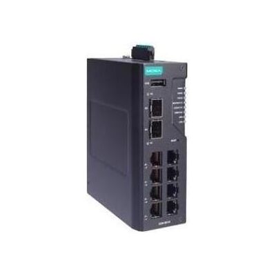 Moxa EDR-8010-2GSFP-CT - 8 FE Kupfer und 2 GbE SFP Multiport Industrieller sicherer Router mit FirewallNA, Router Moxa EDR-8010-2GSFP-CT - 8 FE Kupfer und 2 GbE SFP Multiport Industrieller sicherer Router mit FirewallNA, Router