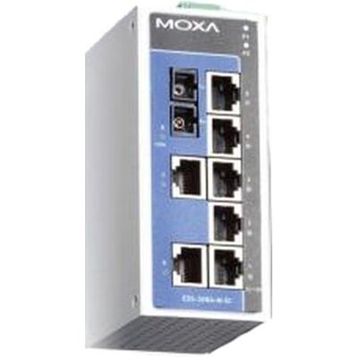 Moxa EtherDevice Switch EDS-208A-M-SC - Switch (7 Ports), Netzwerk Switch, Mehrfarbig Moxa EtherDevice Switch EDS-208A-M-SC - Switch (7 Ports), Netzwerk Switch, Mehrfarbig