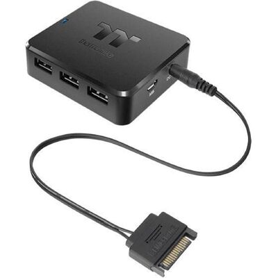 Thermaltake H200 Plus (USB-A, 6 Ports), Dockingstation + USB Hub, Schwarz Thermaltake H200 Plus (USB-A, 6 Ports), Dockingstation + USB Hub, Schwarz