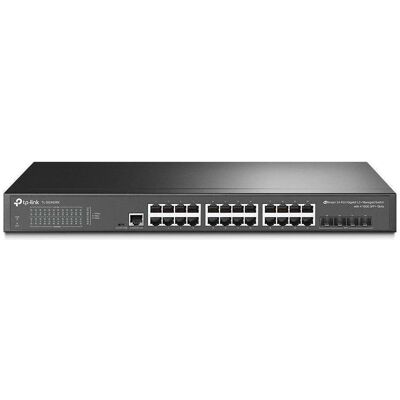TP-Link SG3428X - TL- JetStream-Schalter (24 Ports), Netzwerk Switch, Schwarz TP-Link SG3428X - TL- JetStream-Schalter (24 Ports), Netzwerk Switch, Schwarz