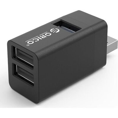 Orico Mini hub USB 3.0 (USB-A, 3 Ports), Dockingstation + USB Hub, Schwarz Orico Mini hub USB 3.0 (USB-A, 3 Ports), Dockingstation + USB Hub, Schwarz