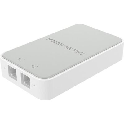 Keenetic Linear Zwei-Port-USB-Adapter für Analogtelefone (USB, RJ11 (2x)), Netzwerkadapter, Weiss Keenetic Linear Zwei-Port-USB-Adapter für Analogtelefone (USB, RJ11 (2x)), Netzwerkadapter, Weiss