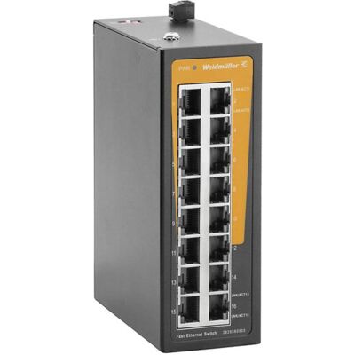 Weidmüller IE-SW-ELB-16-16TX Netzwerk (16 Ports), Netzwerk Switch Weidmüller IE-SW-ELB-16-16TX Netzwerk (16 Ports), Netzwerk Switch