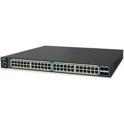 EnGenius EWS7952FP 48 + 4 port L2 50AP (48 Ports), Netzwerk Switch, Schwarz EnGenius EWS7952FP 48 + 4 port L2 50AP (48 Ports), Netzwerk Switch, Schwarz