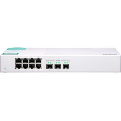 QNAP QSW-308S (8 Ports), Netzwerk Switch, Weiss QNAP QSW-308S (8 Ports), Netzwerk Switch, Weiss