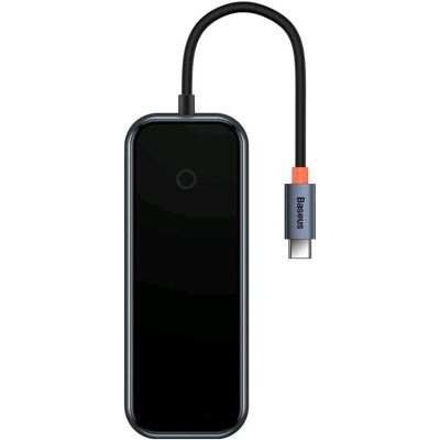 Baseus AcmeJoy 5-Port Type-C HUB AdapterType-C to HDMI*1+USB3.0*2+USB2.0*1+Type-C PD&Data *1Dark Gray (USB-C, 5 Ports), Dockingstation + USB Hub, Grau Baseus AcmeJoy 5-Port Type-C HUB AdapterType-C to HDMI*1+USB3.0*2+USB2.0*1+Type-C PD&Data *1Dark Gray (USB-C, 5 Ports), Dockingstation + USB Hub, Grau