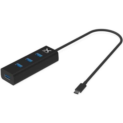 Krux HUB USB 4x USB-A 3.0 (KRX0102) (USB-C, 4 Ports), Dockingstation + USB Hub, Schwarz Krux HUB USB 4x USB-A 3.0 (KRX0102) (USB-C, 4 Ports), Dockingstation + USB Hub, Schwarz