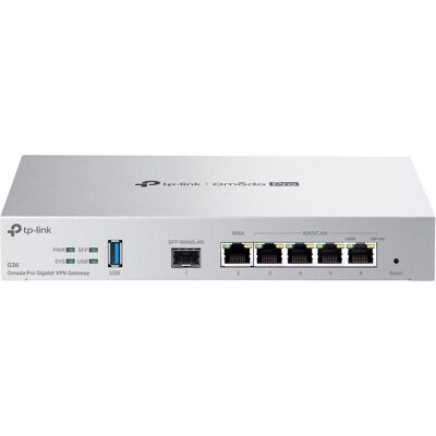 TP-Link Omada Pro G36, Ethernet-WAN, Gigabit Ethernet, Grau, Router, Grau TP-Link Omada Pro G36, Ethernet-WAN, Gigabit Ethernet, Grau, Router, Grau