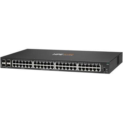 Aruba HPE Networking CX 6000 48p 10M/100M/1G 4p SFP 1G Switch EU en (52 Ports), Netzwerk Switch, Schwarz Aruba HPE Networking CX 6000 48p 10M/100M/1G 4p SFP 1G Switch EU en (52 Ports), Netzwerk Switch, Schwarz