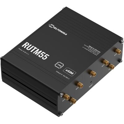 Teltonika RUTM55, Router, Schwarz Teltonika RUTM55, Router, Schwarz