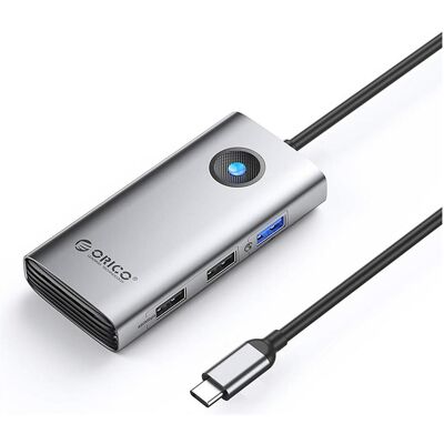 Orico PW11-5P, 1 x USB-A 3.0 - 2 x USB-A - 1 x USB-C - 1 x HDMI, Grey (USB-C, 5 Ports), Dockingstation + USB Hub, Grau, Silber Orico PW11-5P, 1 x USB-A 3.0 - 2 x USB-A - 1 x USB-C - 1 x HDMI, Grey (USB-C, 5 Ports), Dockingstation + USB Hub, Grau, Silber