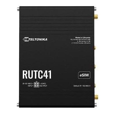 Teltonika RUTC41 4G EDGE Router, Router, Schwarz Teltonika RUTC41 4G EDGE Router, Router, Schwarz