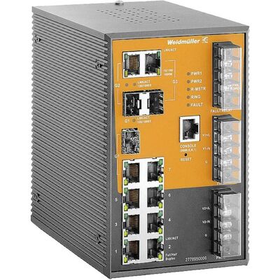 Weidmüller IE-SW-SL10M-7TX-3GC-HV Industrieller Ethernet-Switch - 10/100/1000 MBit/s Weidmüller IE-SW-SL10M-7TX-3GC-HV Industrieller Ethernet-Switch - 10/100/1000 MBit/s