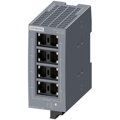 Siemens 6GK5008-0GA10-1AB2 Industrieller Ethernet-Switch - Schwarz Siemens 6GK5008-0GA10-1AB2 Industrieller Ethernet-Switch - Schwarz