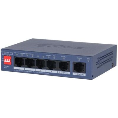 Dahua Switch Technology SWITCH POE CS4006-4GT-36 4-portowy (4 Ports), Netzwerk Switch Dahua Switch Technology SWITCH POE CS4006-4GT-36 4-portowy (4 Ports), Netzwerk Switch