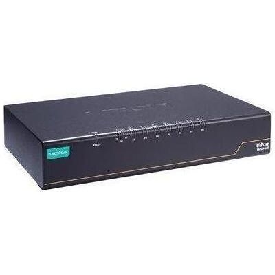 Moxa UPORT 1650-8-G2-HUB - USB zu 8-Port RS-232/422/485 Konverter mit 3 zusätzlichen Downstream-USB-Ports, Data Converter Moxa UPORT 1650-8-G2-HUB - USB zu 8-Port RS-232/422/485 Konverter mit 3 zusätzlichen Downstream-USB-Ports, Data Converter