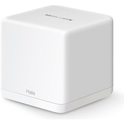 Mercusys Halo H60X(1-pack) WiFi6 Mesh (AX1500,2,4GHz/5GHz,3xGbELAN/WAN(1xXR Unit), Router, Weiss Mercusys Halo H60X(1-pack) WiFi6 Mesh (AX1500,2,4GHz/5GHz,3xGbELAN/WAN(1xXR Unit), Router, Weiss