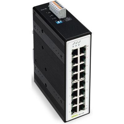 Wago 852-1106 Industrieller Switch - 16 Ports - Schwarz Wago 852-1106 Industrieller Switch - 16 Ports - Schwarz